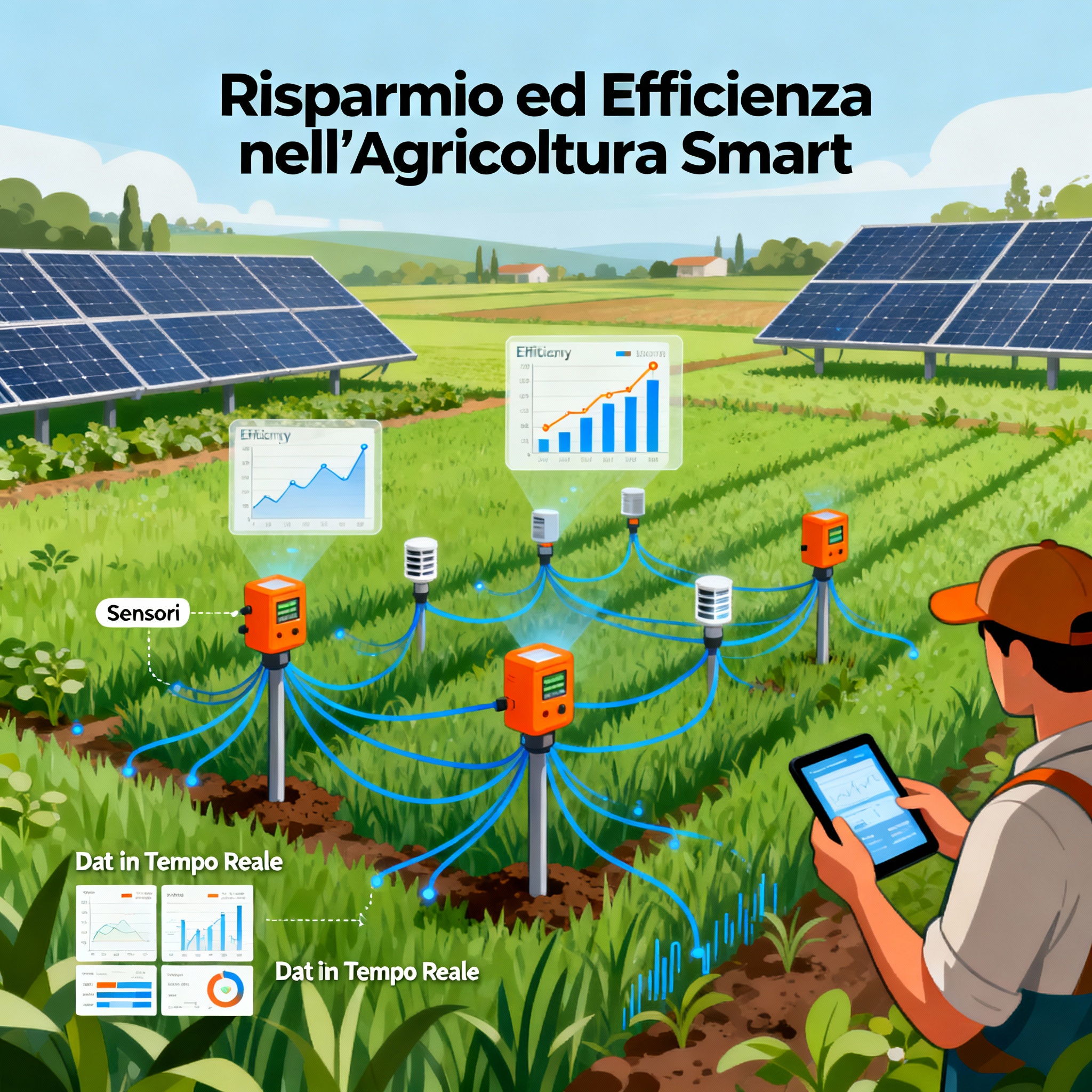 Risparmio ed Efficienza in Agricoltura grazie alle Nuove Tecnologie