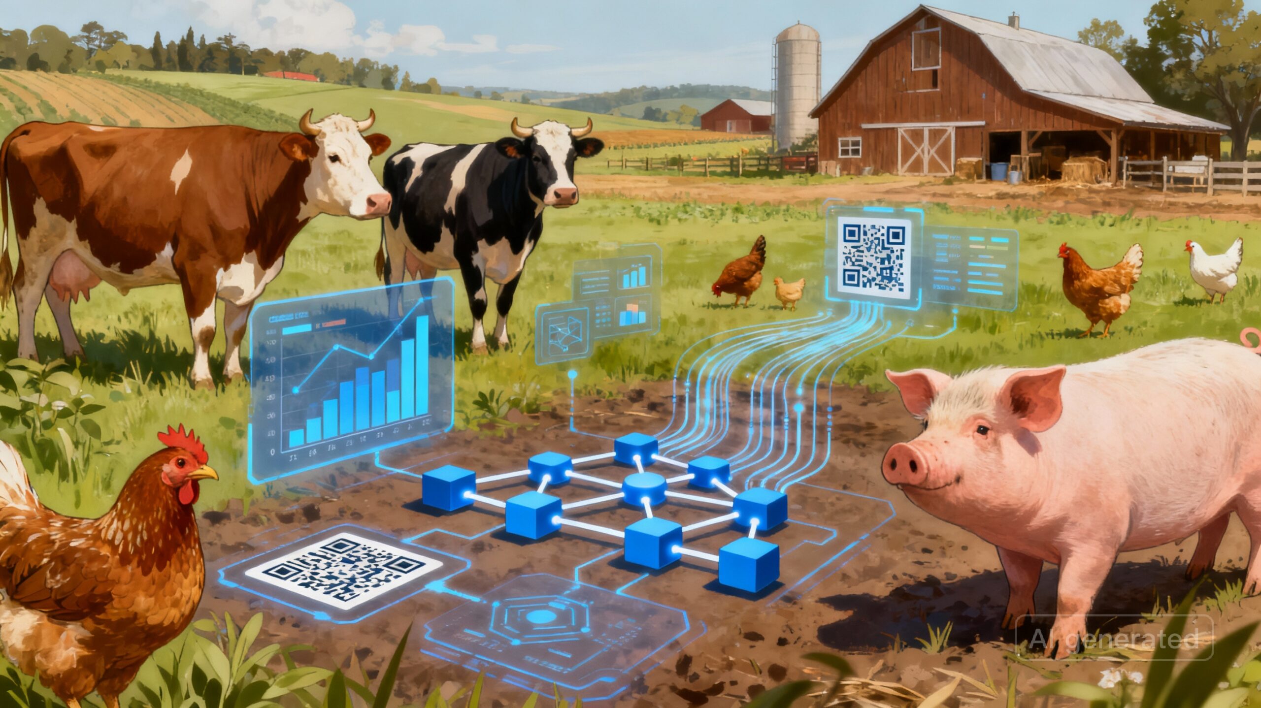 Blockchain in agricoltura: la rivoluzione della tracciabilità digitale nella zootecnia toscana